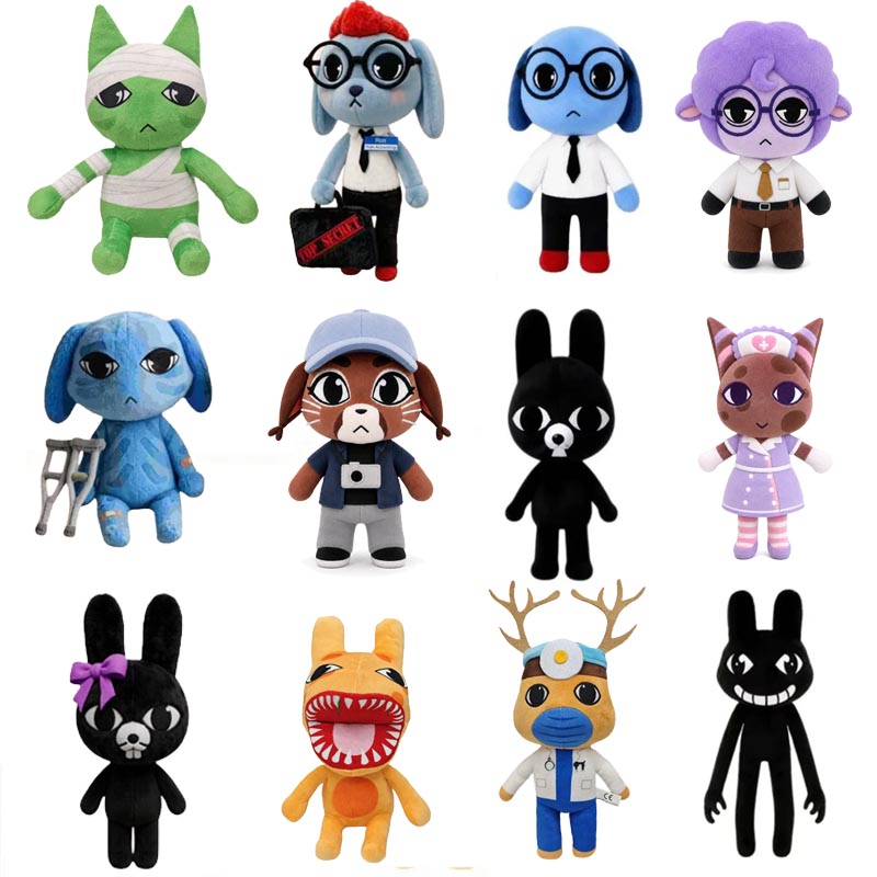 Dog Toys - Horror Animal Hospital Plush Toy Blue