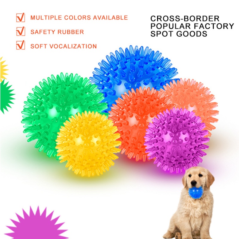 Pet Toy Ball for Cats And Dogs - Interactive Squeaky Plush Dog Toy 评论和价格