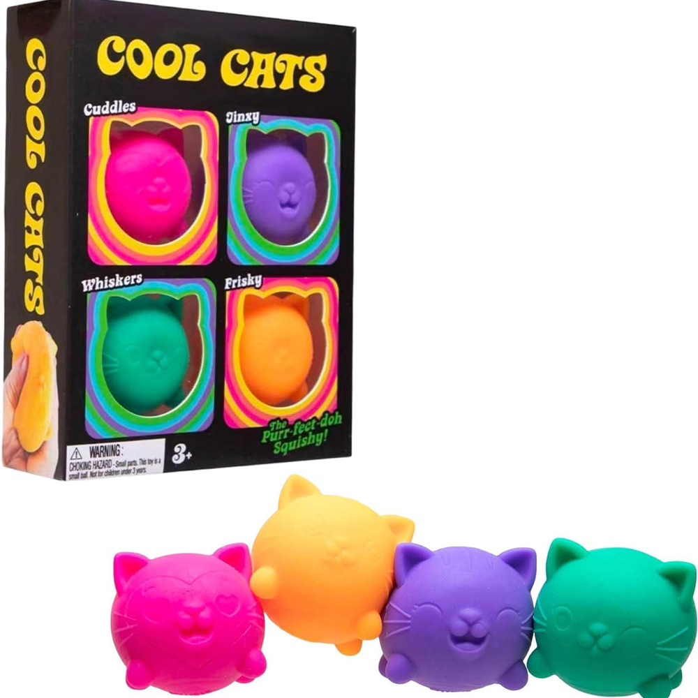 Schylling NeeDoh Cute Cat Stre - Cat Toys 评论和价格