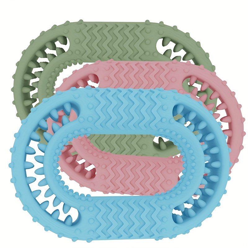 O-Ring Dog Chew Toy, TPR Pet T - Interactive Squeaky Plush Dog Toy 评论和价格