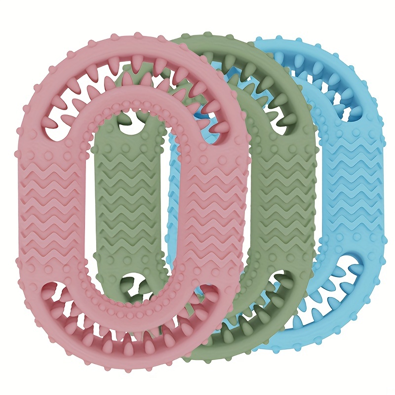 O-Ring Dog Chew Toy, TPR Pet T - Interactive Squeaky Plush Dog Toy 评论和价格