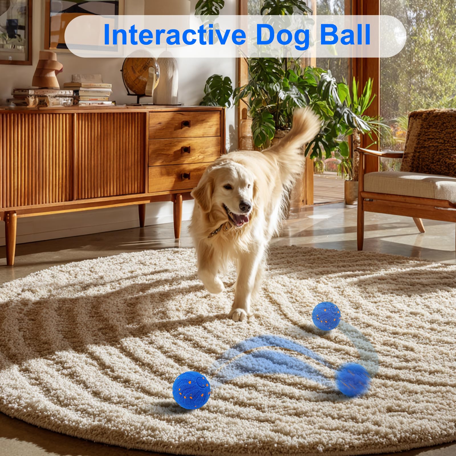 Interactive Dog Ball, Automati - Automatic Moving Dog Ball 评论和价格