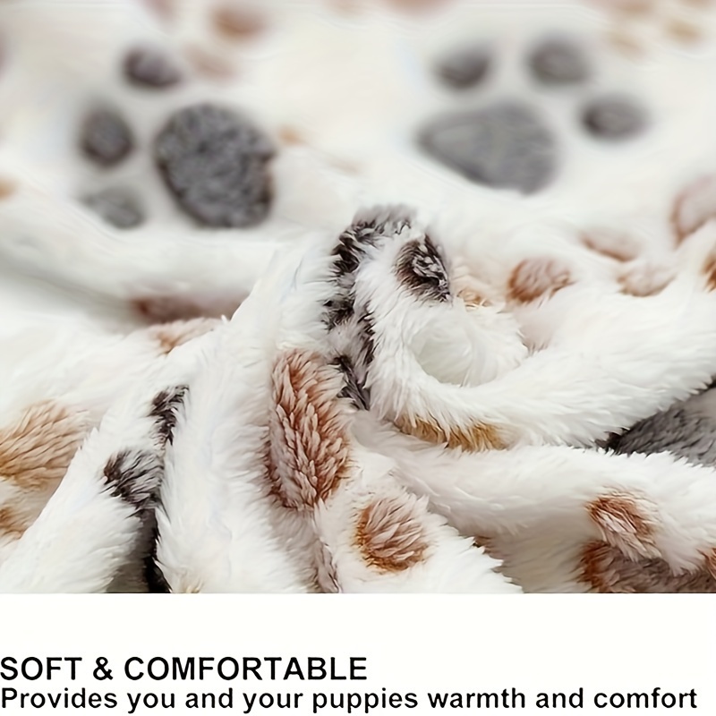 1/3pcs Cute Pet Blankets Paws  - Pet Beds 评论和价格