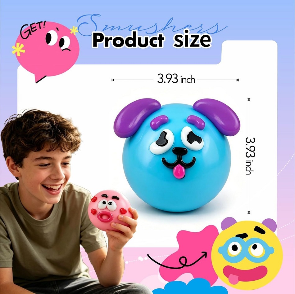 In Stock 5 Styles Smushers Cur - Dog Toys 评论和价格
