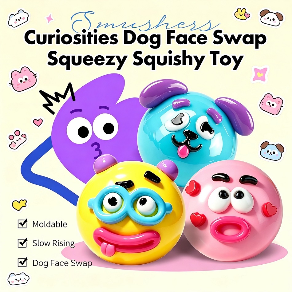 In Stock 5 Styles Smushers Cur - Dog Toys 评论和价格