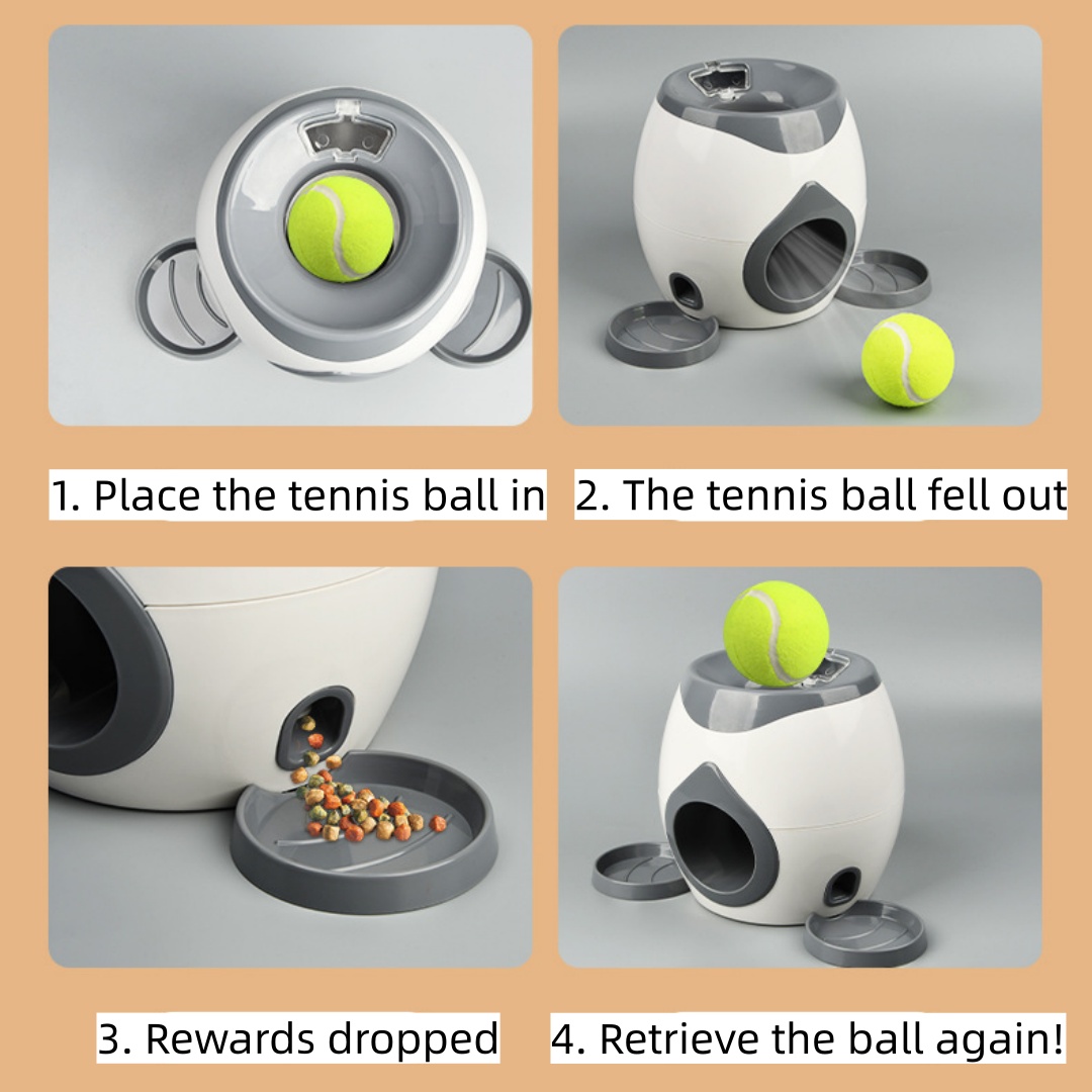 Interactive Tennis Ball Toy fo - Dog Puzzle Feeder Toy 评论和价格