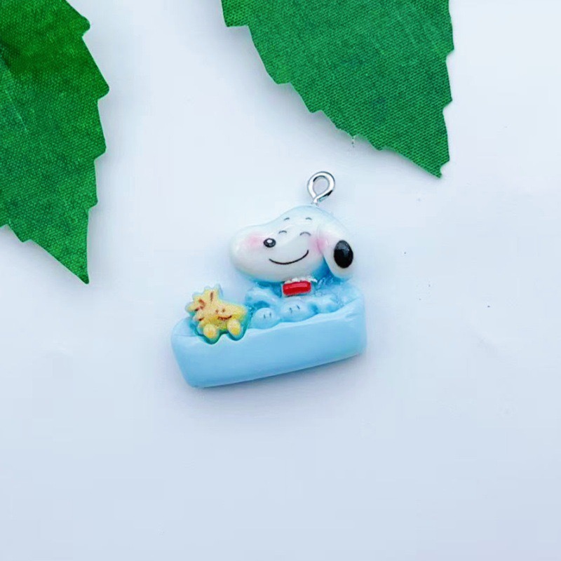 12pcs resin cartoon dog pendan - Dog Toys 评论和价格