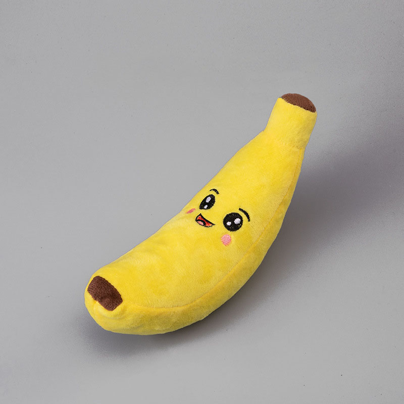 Squeaky Banana Plush Dog Toy D - Interactive Squeaky Plush Dog Toy 评论和价格
