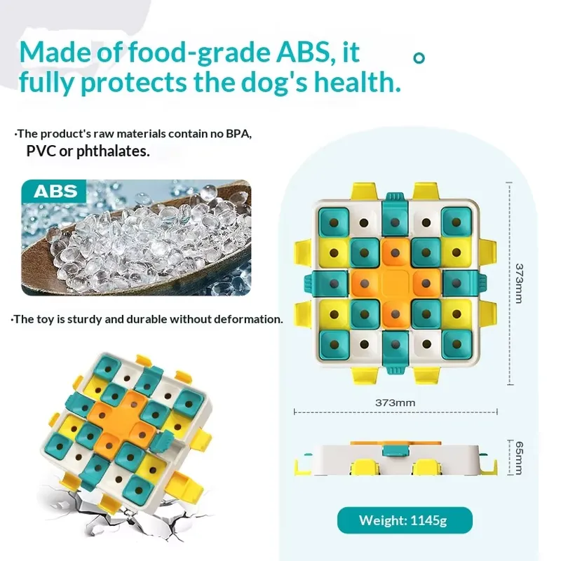 for ABS Modern Cute Educationa - Dog Puzzle Feeder Toy 评论和价格