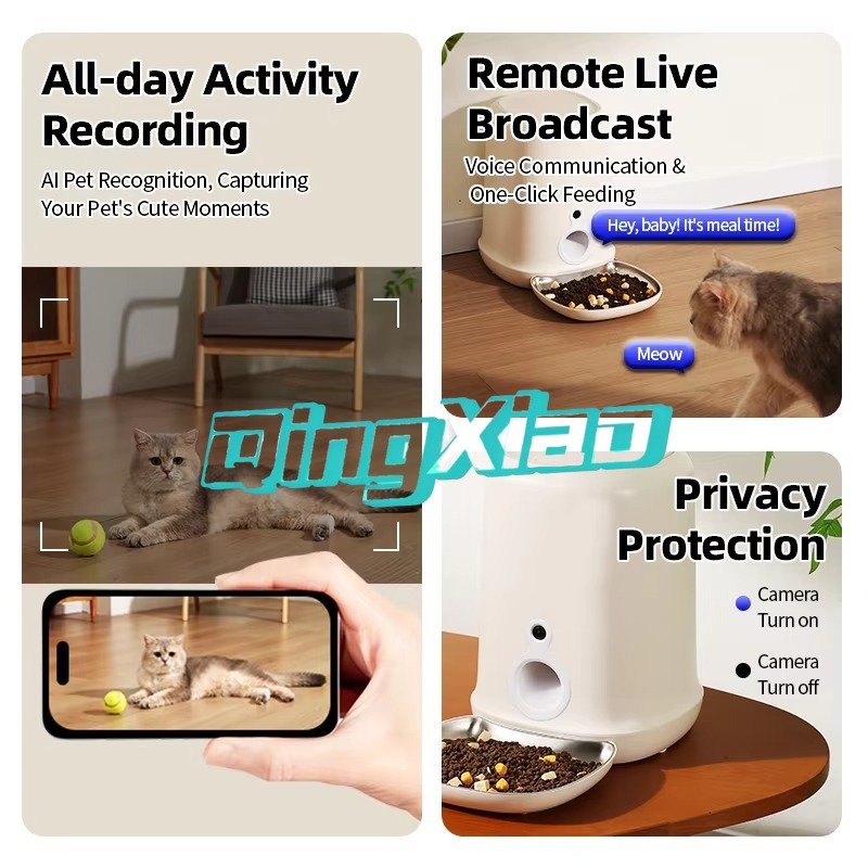 Fully Automatic Smart 4L Stain - Pet Feeders 评论和价格