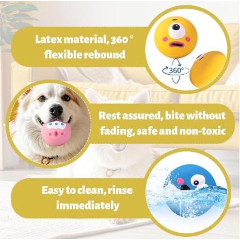 3PCS Pet Dog Sounding Toy with - Interactive Squeaky Plush Dog Toy 评论和价格