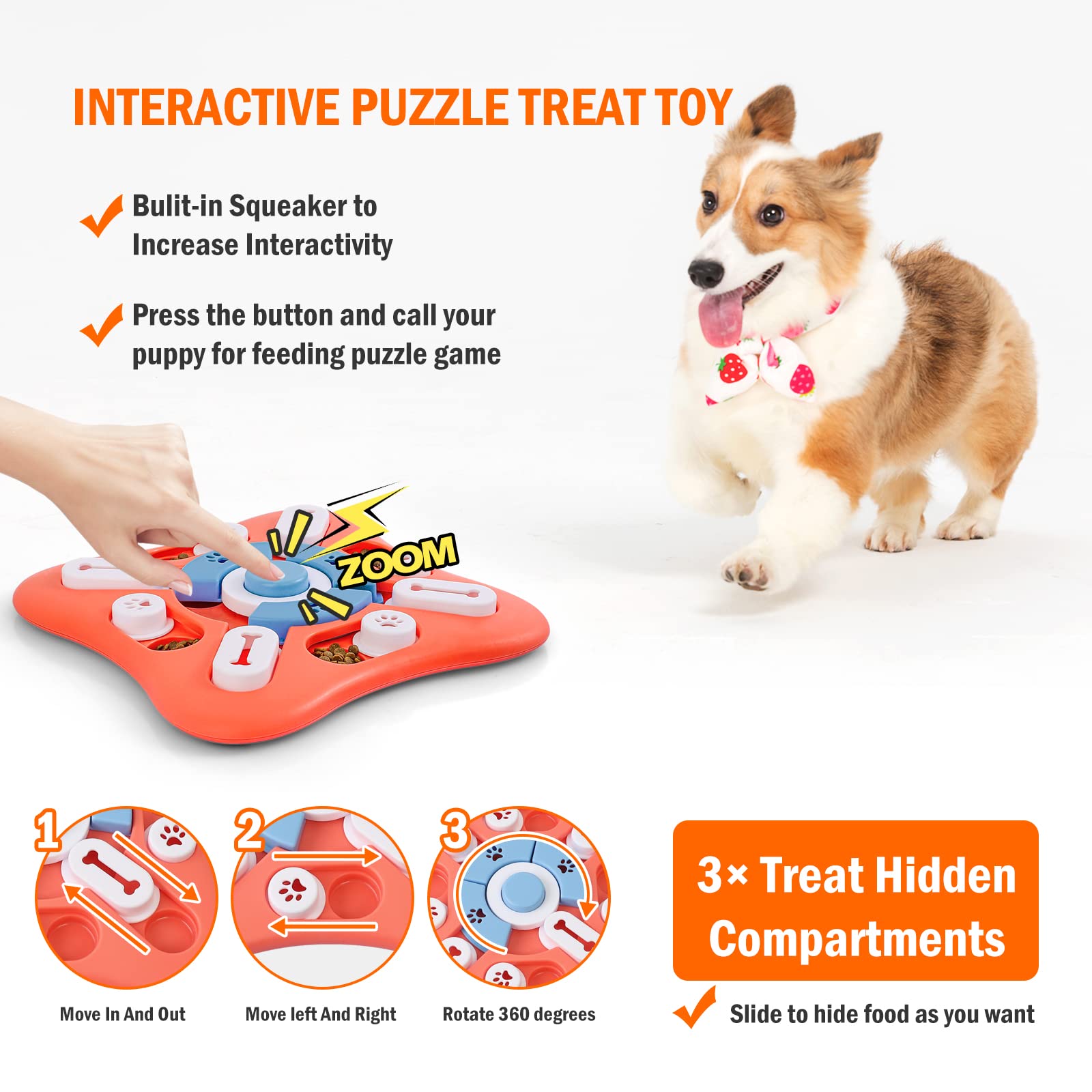 Puzzle Dog Toy Slow Feeder Lea - Dog Puzzle Feeder Toy 评论和价格